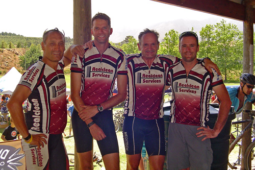 Realclean sponsored cycling team