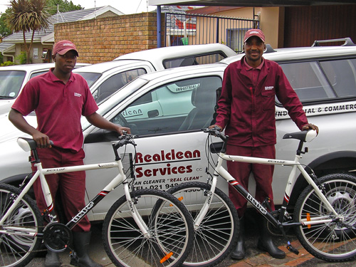 Mountain trail cycling